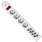 Сетевой фильтр DEFENDER DFS301, 8 розеток (4 с заземляющим контактом + 4 без заземляющего контакта)